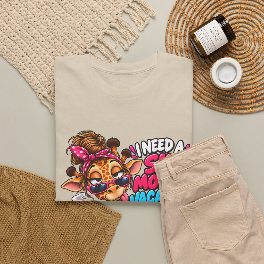 Giraffe 'I Need a Six Month Vacation Twice a Year' Graphic Tee