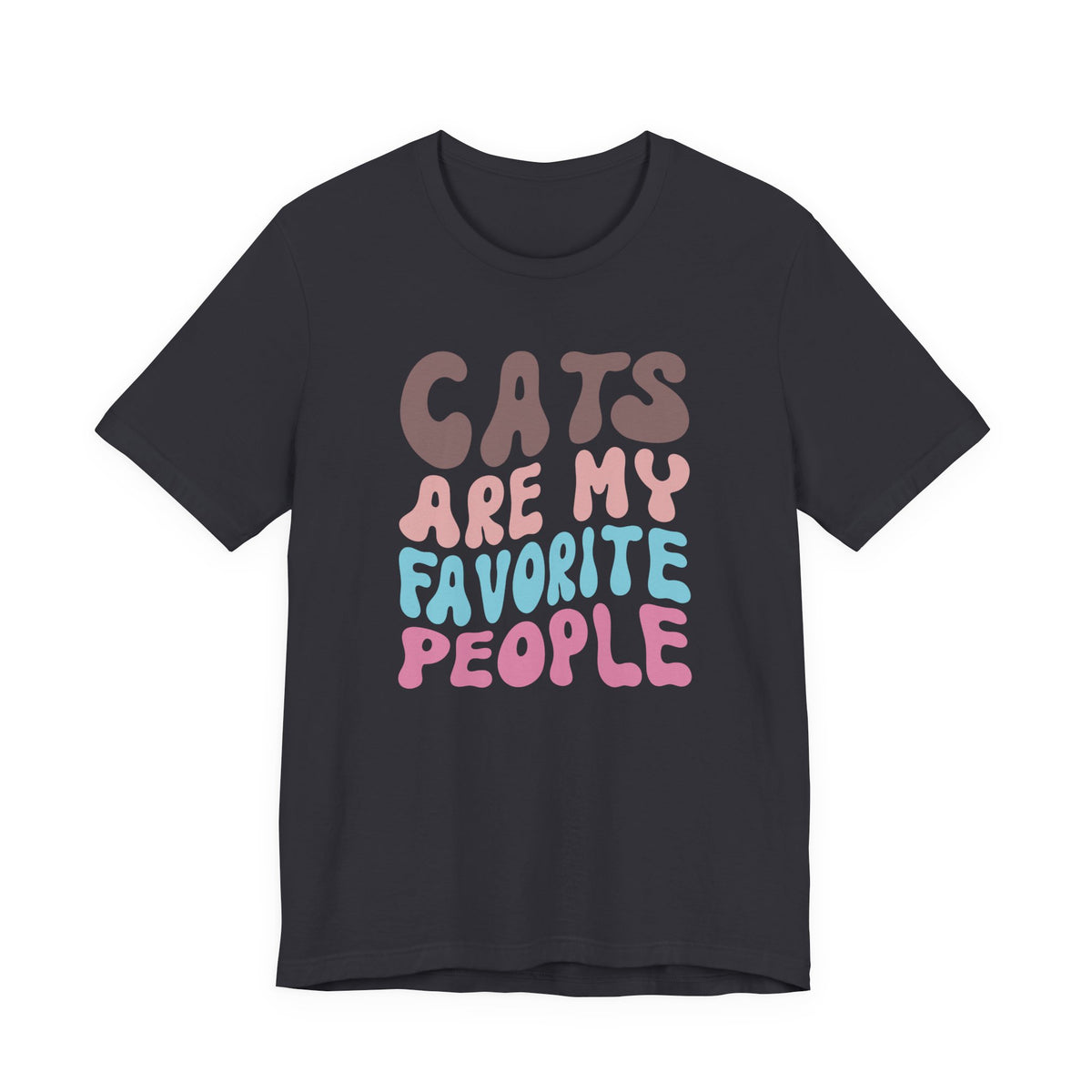 Charming Feline Typography Unisex Tee