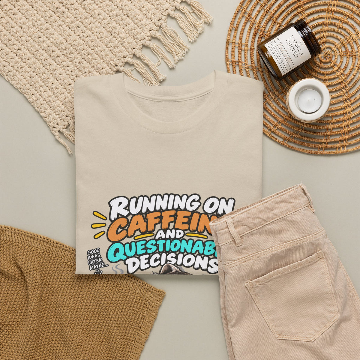 Caffeine & Questionable Decisions T-Shirt