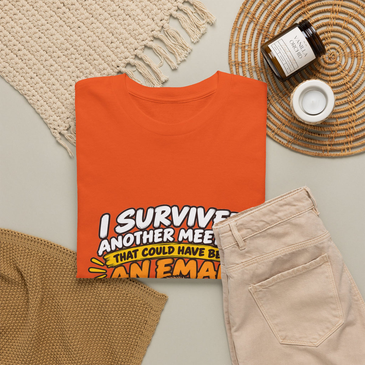 I Survived Another Meeting That Could Have Been An Email T-Shirt — Funny Office Sloth Tee for Remote Workers & Coworkers