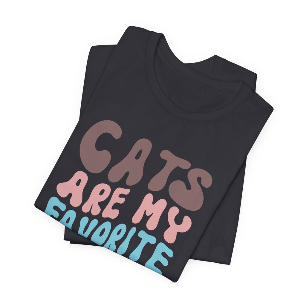 Charming Feline Typography Unisex Tee