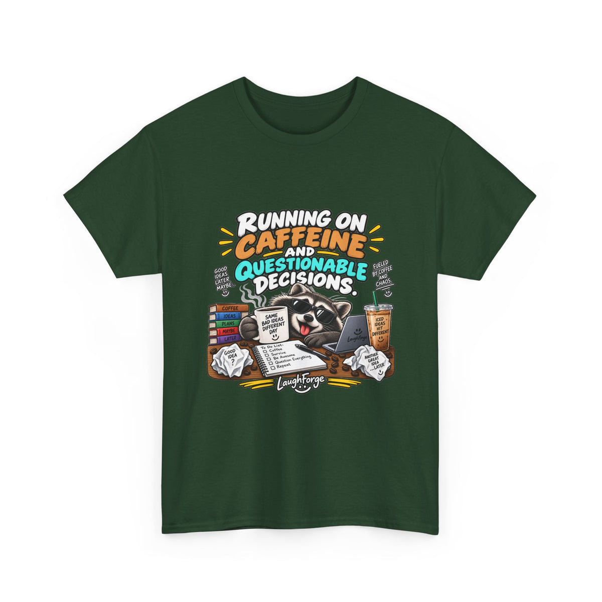 Caffeine & Questionable Decisions T-Shirt