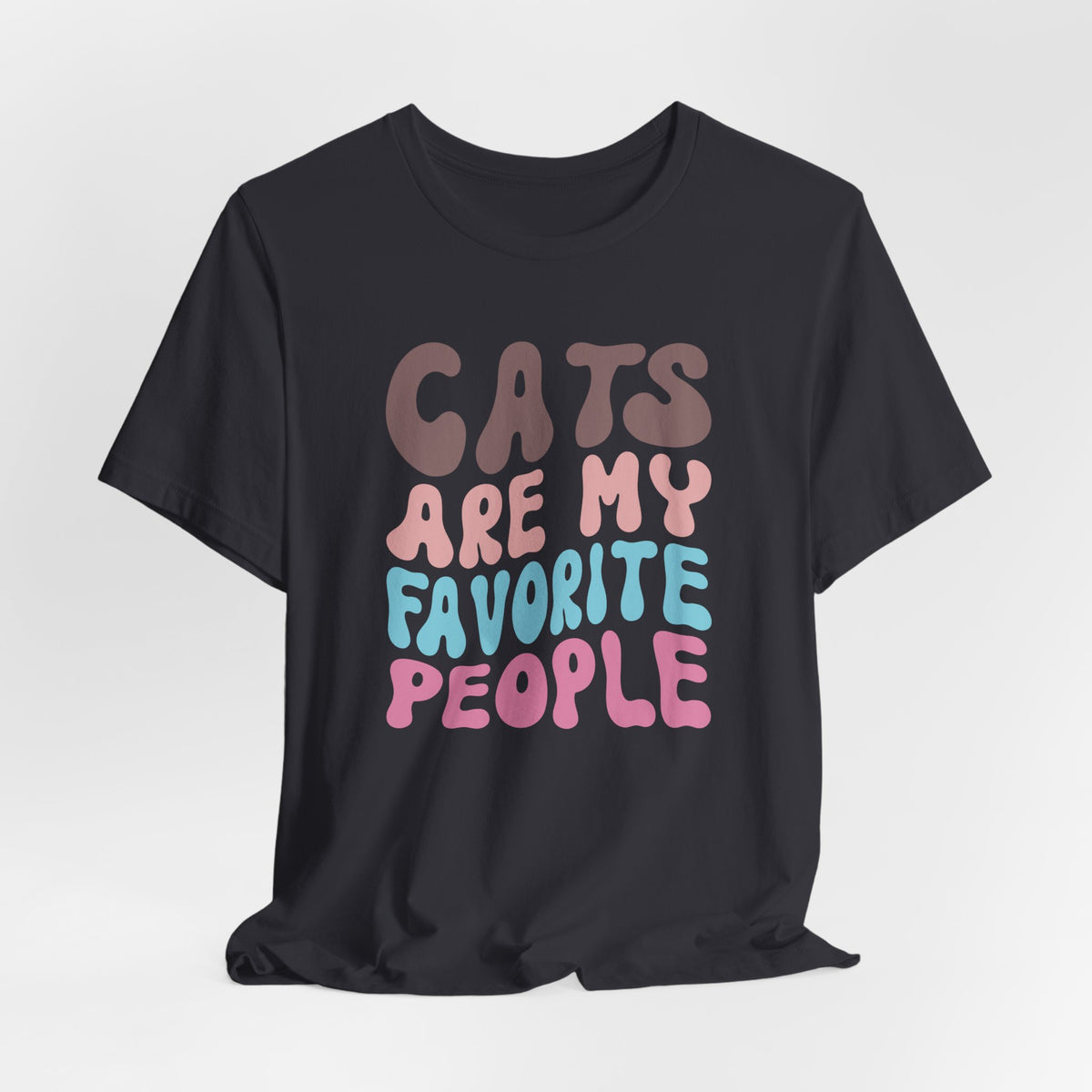 Charming Feline Typography Unisex Tee