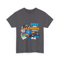 Paws and Progress Tee — Cute Studying Dog Graphic T-Shirt