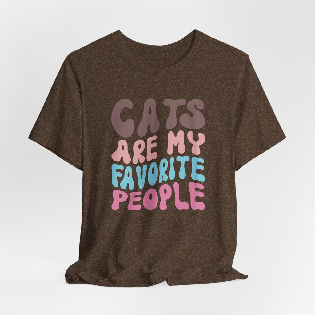 Charming Feline Typography Unisex Tee
