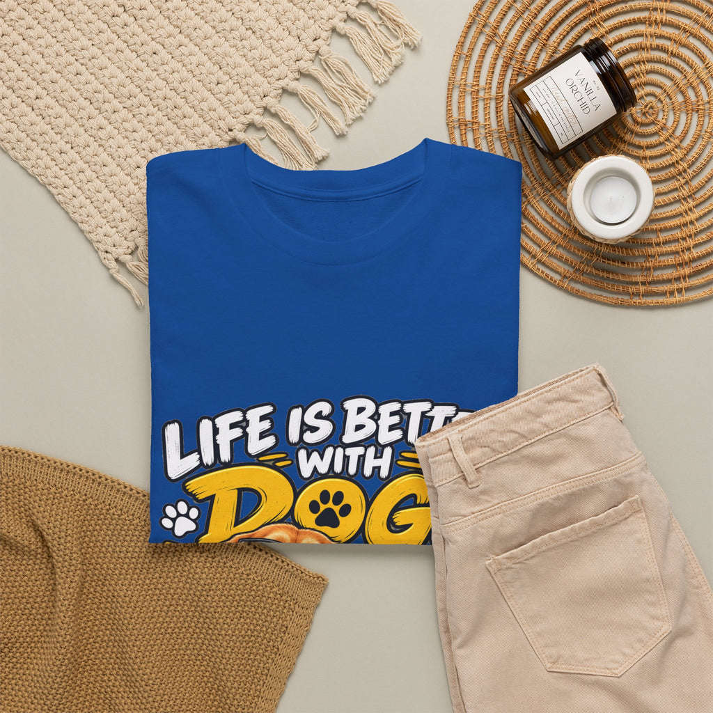 Life Is Better With Dogs Graphic Tee — Funny Dog Lover T-Shirt