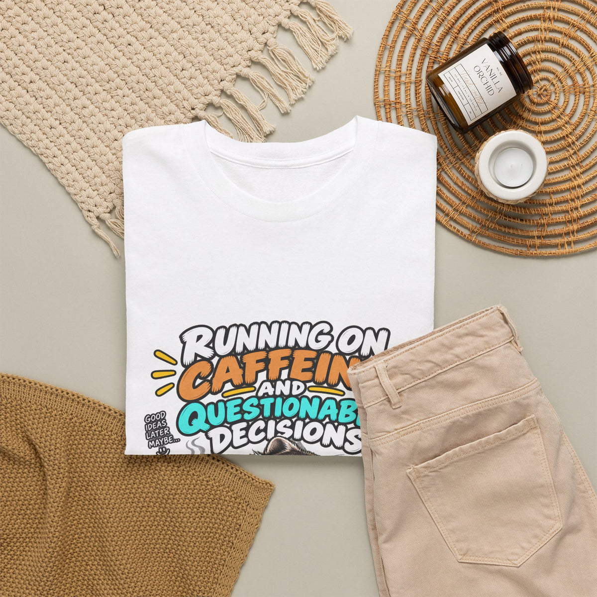 Caffeine & Questionable Decisions T-Shirt