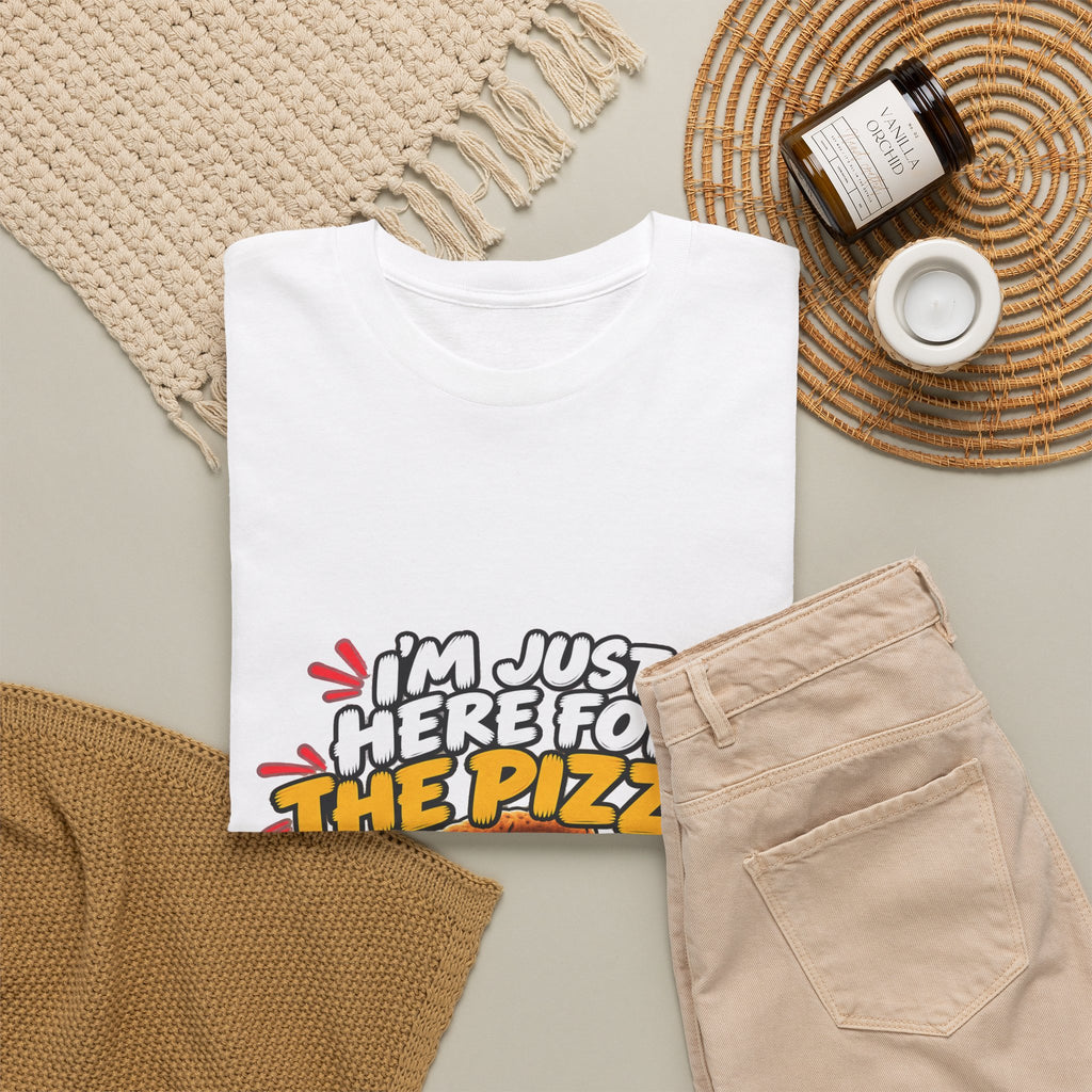 Pizza Lover Tee — “I’m Just Here For The Pizza” Graphic T-Shirt