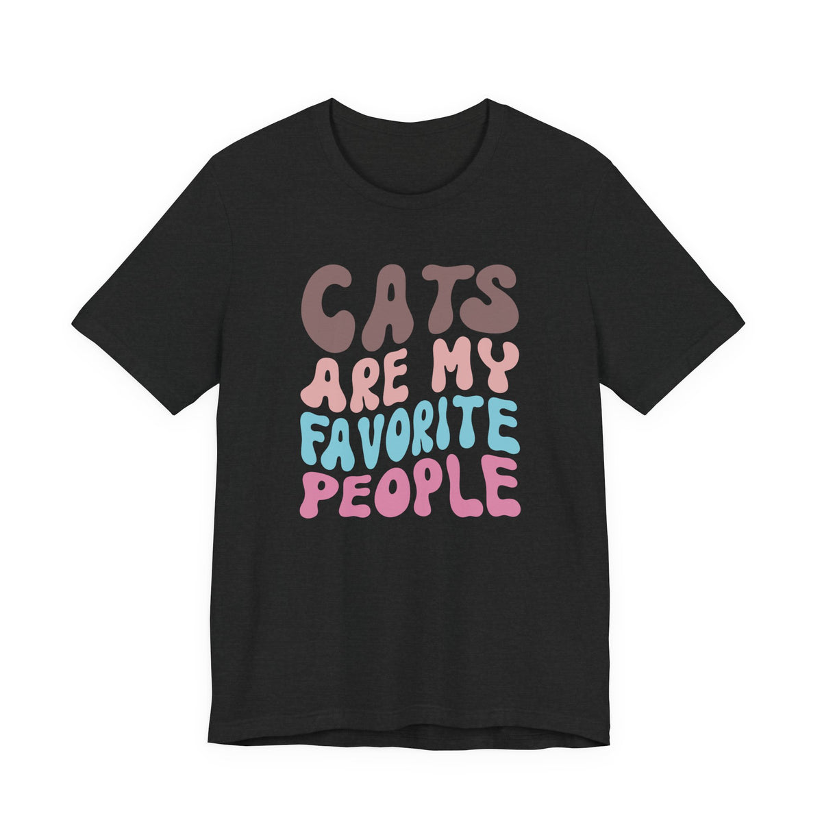 Charming Feline Typography Unisex Tee