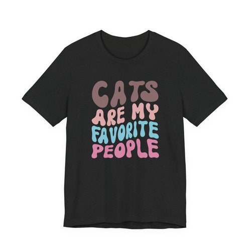 Charming Feline Typography Unisex Tee