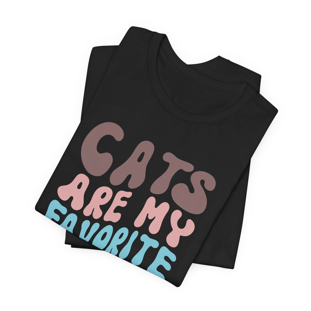 Charming Feline Typography Unisex Tee