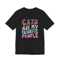 Charming Feline Typography Unisex Tee