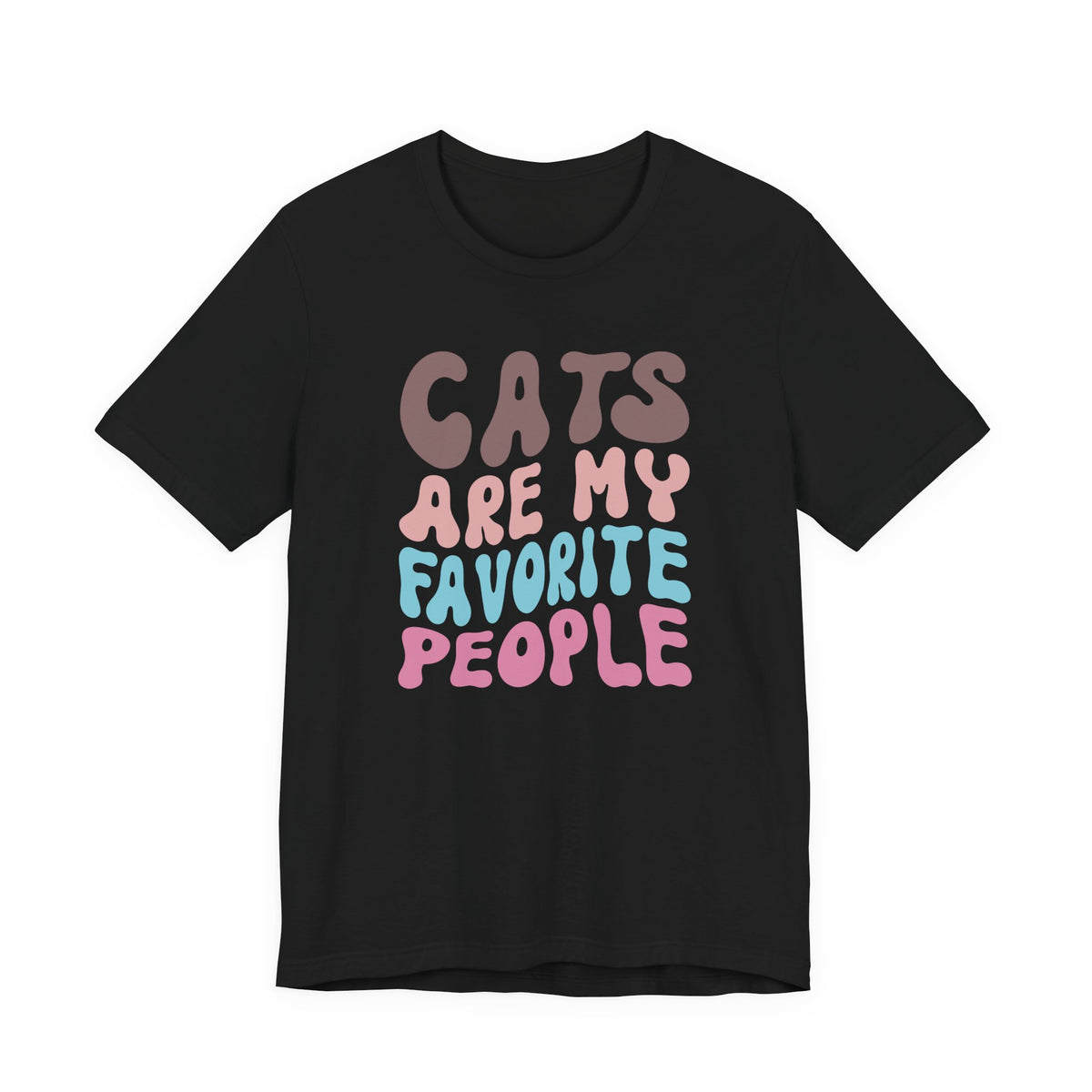 Charming Feline Typography Unisex Tee