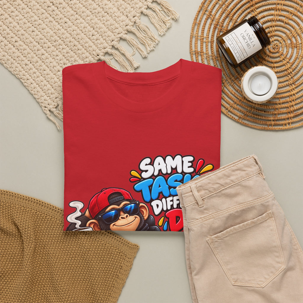 T-Shirt - "Same Tasks Different Day" Relaxed Sloth Workday Graphic Tee