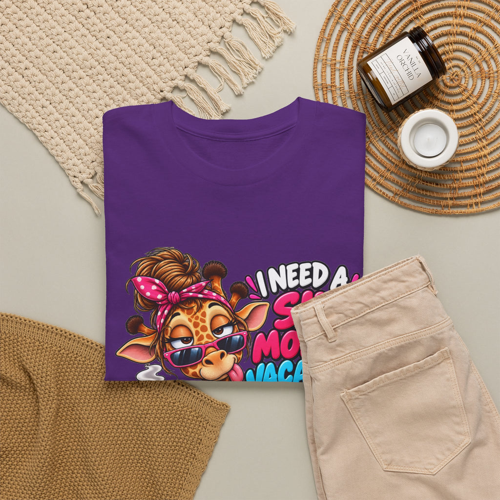Giraffe 'I Need a Six Month Vacation Twice a Year' Graphic Tee