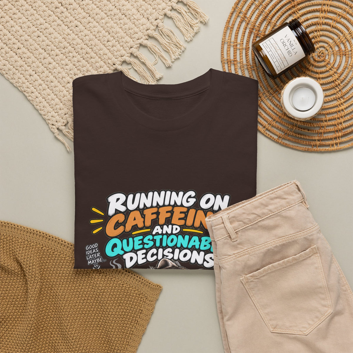 Caffeine & Questionable Decisions T-Shirt