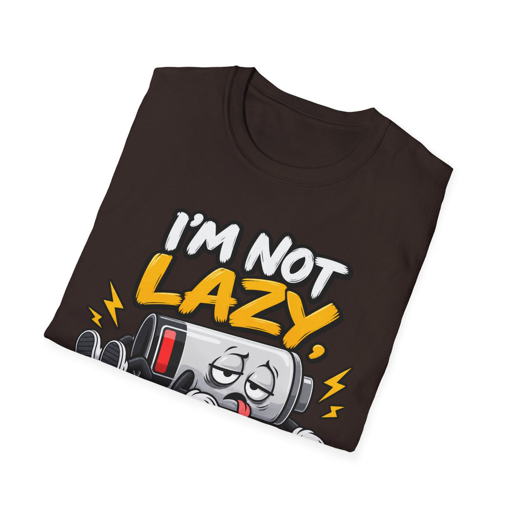 I'm Not Lazy I'm On Energy-Saving Mode T-Shirt