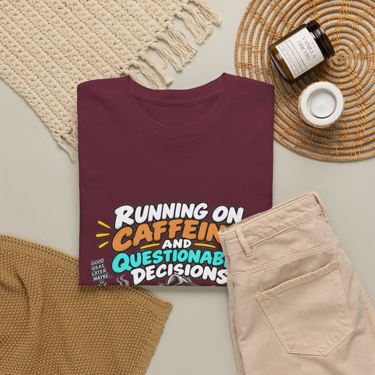 Caffeine & Questionable Decisions T-Shirt
