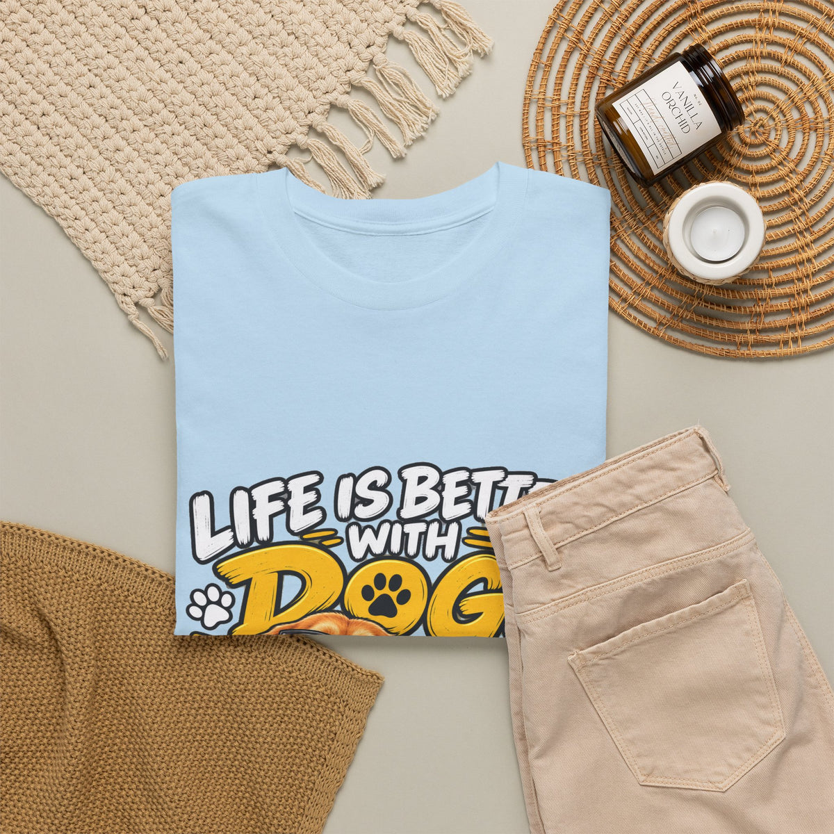 Life Is Better With Dogs Graphic Tee — Funny Dog Lover T-Shirt