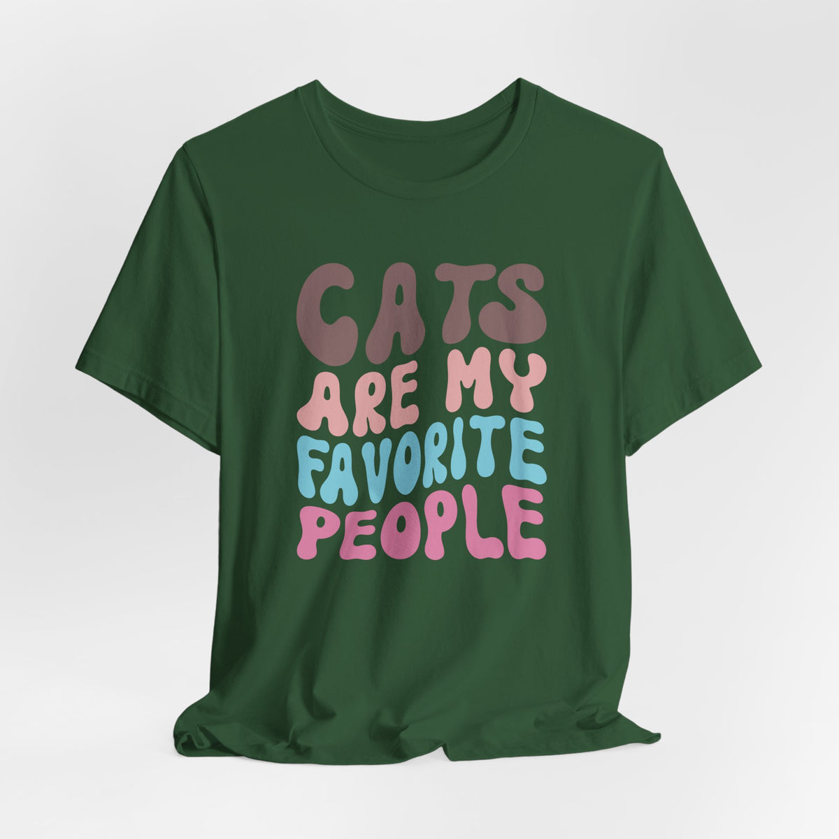 Charming Feline Typography Unisex Tee
