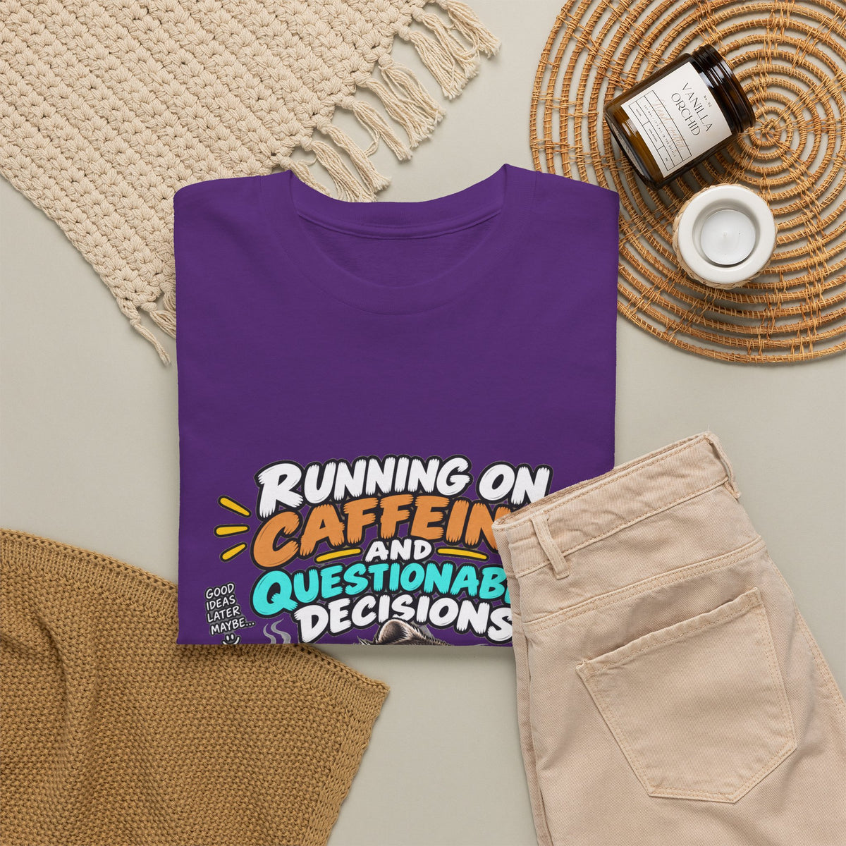 Caffeine & Questionable Decisions T-Shirt