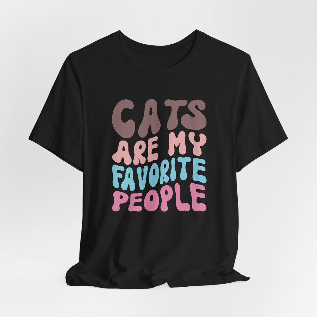 Charming Feline Typography Unisex Tee