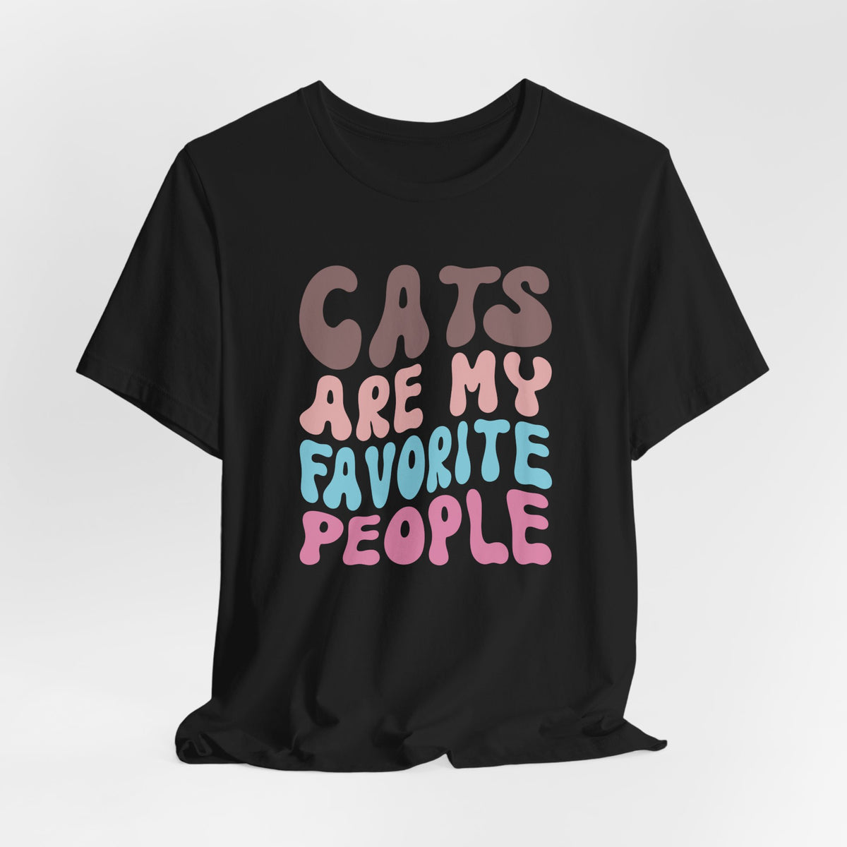 Charming Feline Typography Unisex Tee