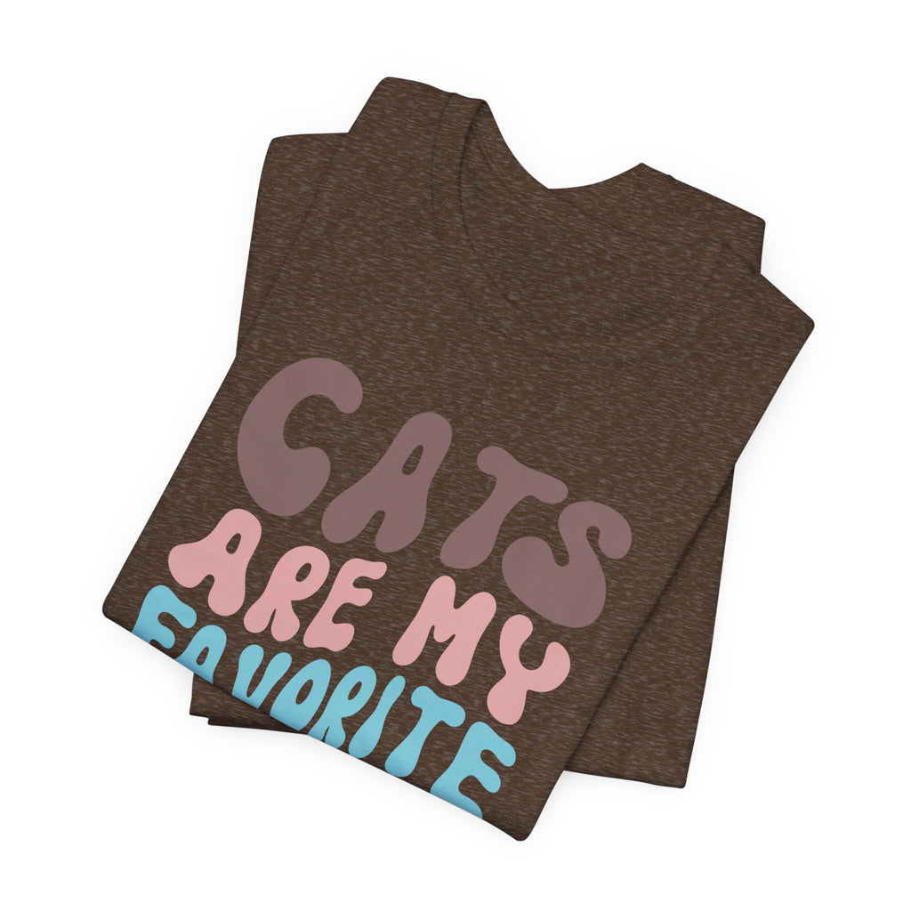Charming Feline Typography Unisex Tee