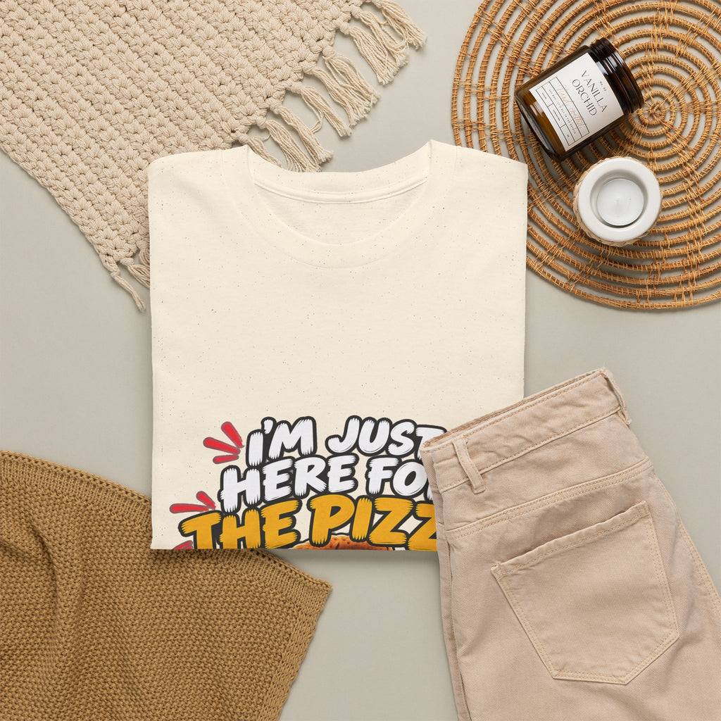 Pizza Lover Tee — “I’m Just Here For The Pizza” Graphic T-Shirt
