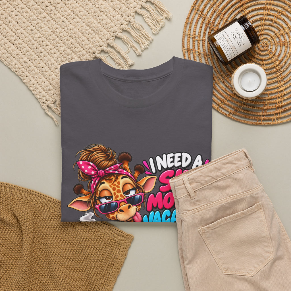 Giraffe 'I Need a Six Month Vacation Twice a Year' Graphic Tee