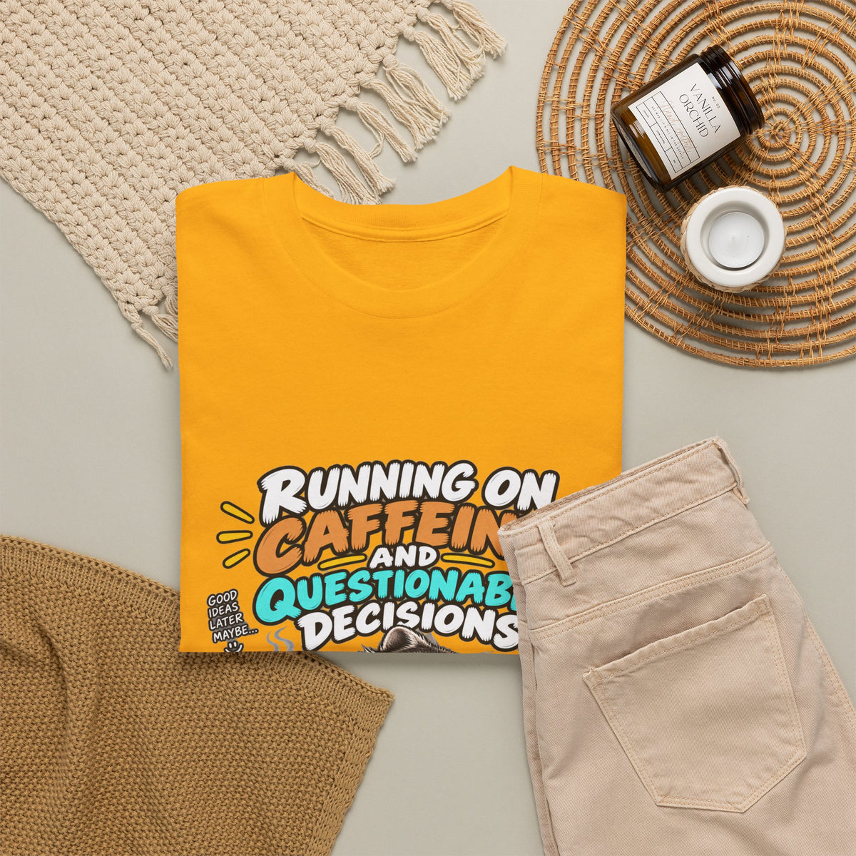 Caffeine & Questionable Decisions T-Shirt