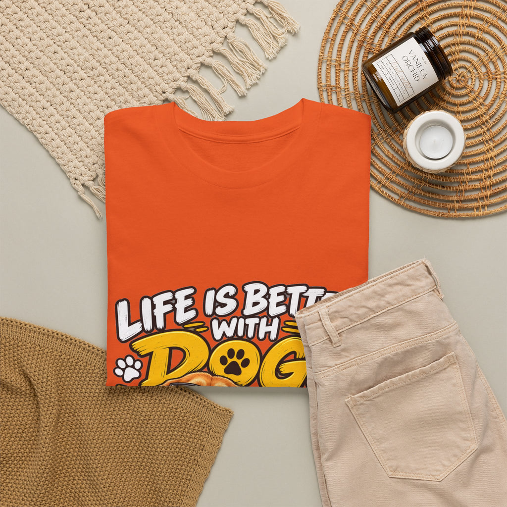 Life Is Better With Dogs Graphic Tee — Funny Dog Lover T-Shirt