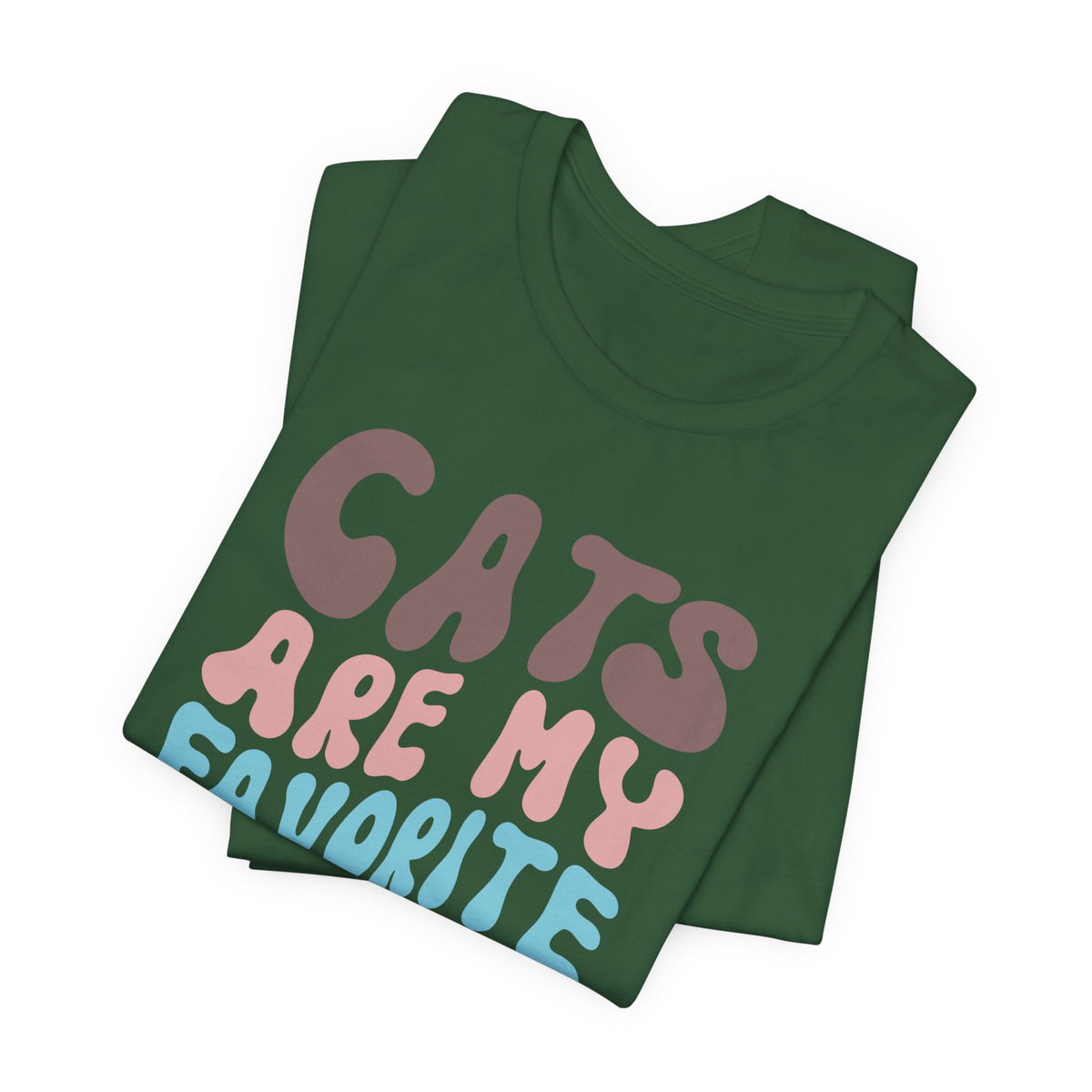 Charming Feline Typography Unisex Tee