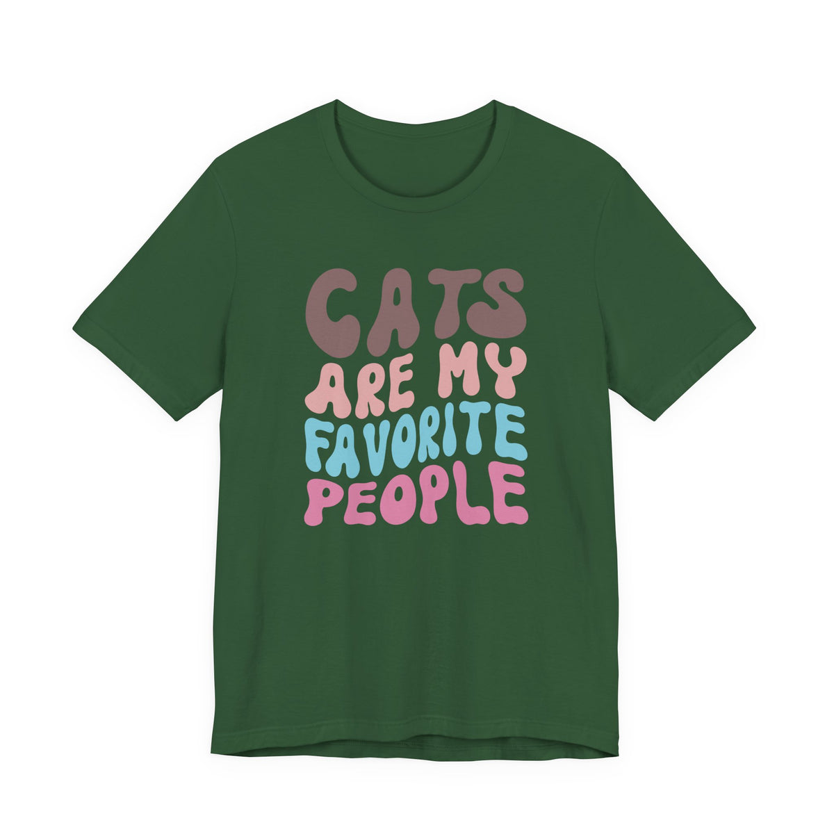 Charming Feline Typography Unisex Tee