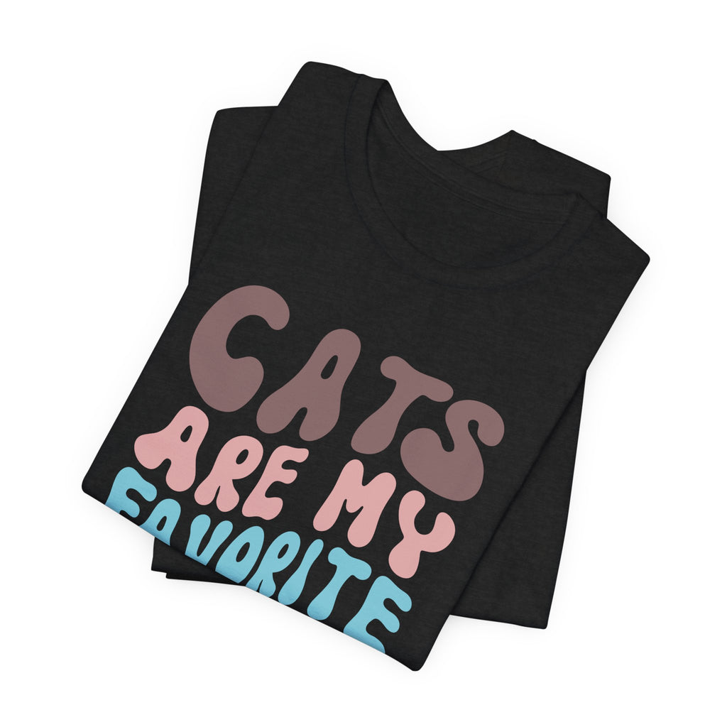 Charming Feline Typography Unisex Tee
