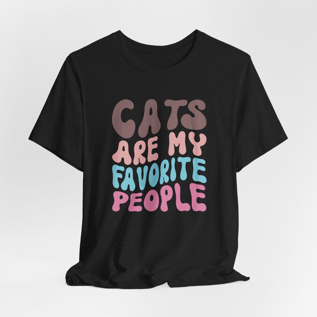 Charming Feline Typography Unisex Tee
