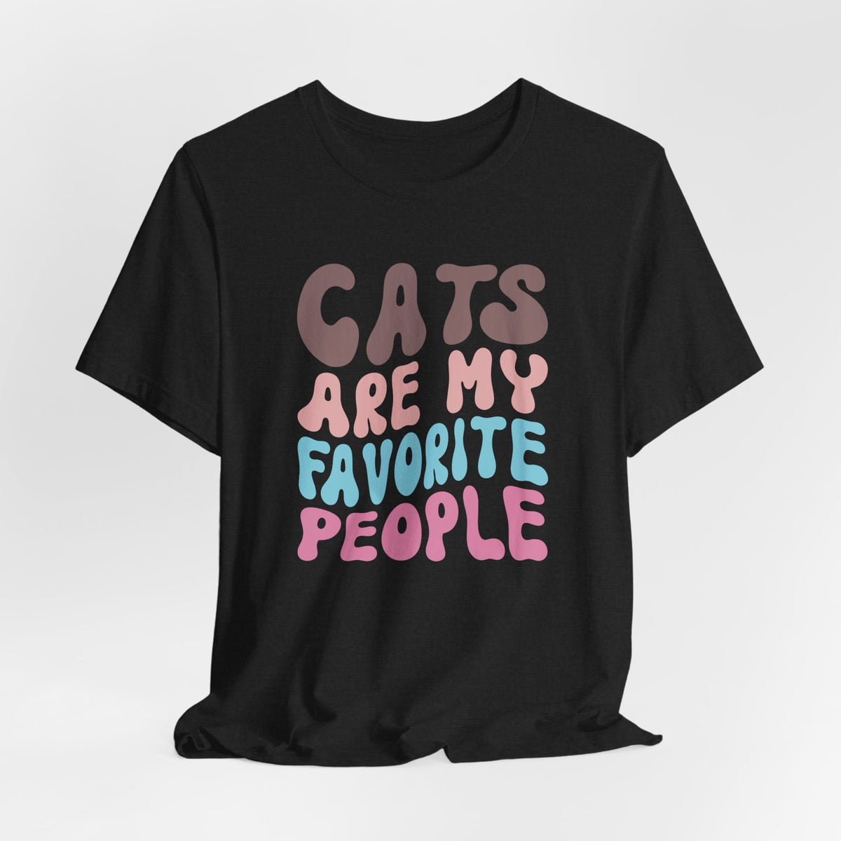Charming Feline Typography Unisex Tee