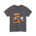 Coffee Chaos T-Shirt — "Running on Coffee, Chaos & Bad Decisions" Cute Dog Graphic Tee